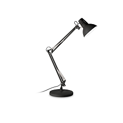 Table luminaire SALLY, max. 58cm, E27, switch at the head, black