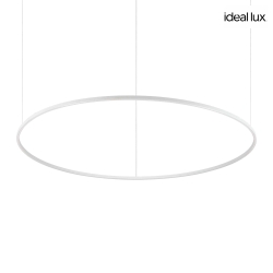 LED Pendelleuchte ORACLE SLIM, rund,  1500 mm, 78W, 3000K, 6250lm, inkl. Trafo, hhenverstellbar, wei