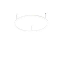 LED ceiling luminaire ORACLE SLIM, � 50cm, 30W 3000K 2350lm, white / opal