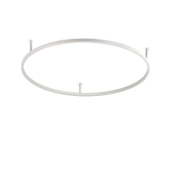 LED ceiling luminaire ORACLE SLIM, � 90cm, 51W 3000K 4060lm, white / opal