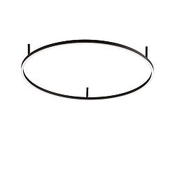 LED Deckenleuchte ORACLE SLIM D090 ON-OFF, 53W, 3000K, 5200lm, IP20, schwarz