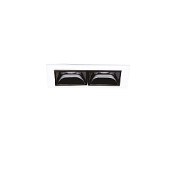 LED Deckeneinbaustrahler LIKA FI TRIM, IP20, eckig, 7.4 cm, mit Blende, CRi >90, UGR <16, on-off, wei�, 6W 4000K 29�