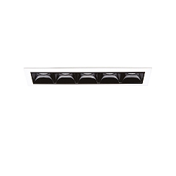 LED Deckeneinbaustrahler LIKA FI TRIM, IP20, eckig, 14.6cm, mit Blende, CRi >90, UGR <16, on-off, wei�, 12.5W 4000K 29�