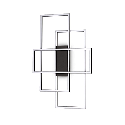 LED Deckenleuchte FRAME, 31W, 3000K, 2700lm, IP20, schwarz