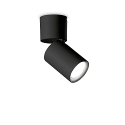 Ceiling spot TOBY, incl. LED GU10 5W 3000K 480lm, rotatable, tiltable, black