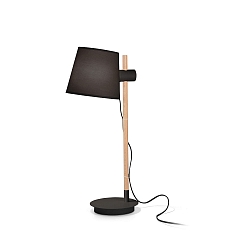 table lamp AXEL with switch, adjustable E27 IP20, black