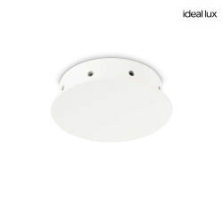 ceiling canopy round, 8-fold, white