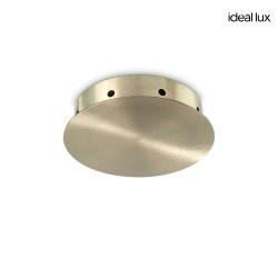 ceiling canopy round, 8-fold, brass