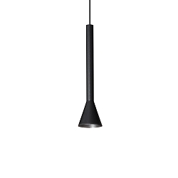 pendant luminaire DIESIS 1 flame, adjustable IP20, black