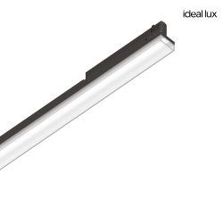 LED 3-Phasen Leuchte DISPLAY WIDE, L: 1125 mm, 40W, 3000K, 4300lm, IP20, schwarz