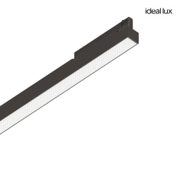LED 3-Phasen Leuchte DISPLAY UGR, L: 1595 mm, 40W, 3000K, 4500lm, IP20, schwarz