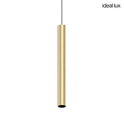 pendant luminaire EGO LED with switch, with adapter LED IP20, brass