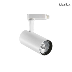 3-phase spot FOX cylindrical, swivelling, rotatable IP20, white