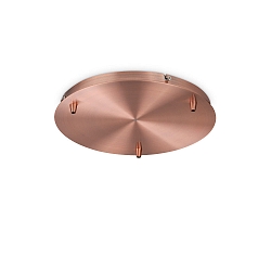 Baldachin, rund, � 30cm, 3-fach, kupfer