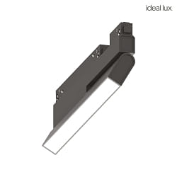 linear luminaire EGO FLEXIBLE WIDE LED IP20, black dimmable 7W 820lm 3000K 110 110 CRI >90 28.4cm