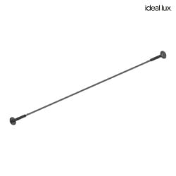TESI, flexibles Stahlband als Halterung fr Wandmontage von LED-Stripes, 5 Meter, schwarz
