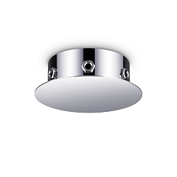canopy MAGNETICO 6 LUCI round, 6-fold, chrome, polished aluminium