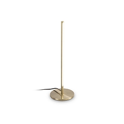 LED Tischleuchte FILO, 47cm, 10,5W, 3000K, 1000lm, CRI>80, IP20, messing