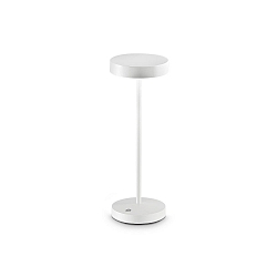 LED Akku-Tischleuchte TOFFEE, 32cm, 2W, 3000K, 230lm, IP54, Touch-Dim, wei�