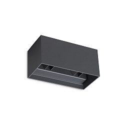LED Outdoor Wandleuchte ATOM UP/DOWN, 23W, 3000K, 2100lm, CRI>90, IP54, anthrazit