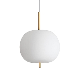 LED Pendelleuchte UMILE-1, 20W, 3000K, 1090lm, IP20, Glas/wei�