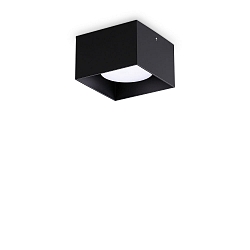 Deckenleuchte SPIKE, IP20, eckig, 10 x 10cm, inkl. GX53 LED 9W 3000K 910lm 110�, on-off (max. 15W), schwarz