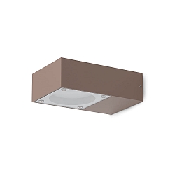 outdoor wall luminaire SIRIO GX53 IP65, coffee brown 