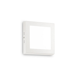 ceiling luminaire UNIVERSAL17 square IP20, white 