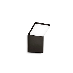 LED Outdoor Wandleuchte STYLE, 120�, 9W, 4000K, 1100lm, CRI>80, IP54, kaffee