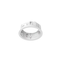 Einbaugeh�use f�r ZEUS � 10,9 cm, 21W, mit Rahmen, rund, wei�