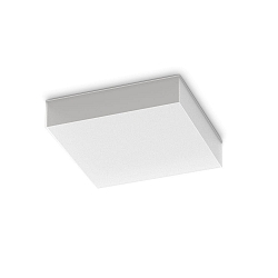 LED Outdoor-Deckenleuchte SNOW, 25x25cm, 18W, 3000K, 1900lm, IP65, wei�