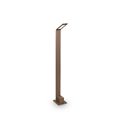 LED Outdoor Standleuchte AGOS, 80cm, 6,5W, 3000K, 670lm, CRI>90, IP54, kaffee