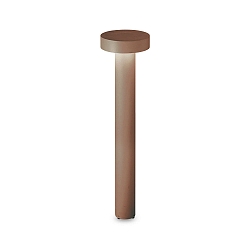 Outdoor Pollerleuchte TESLA, 80cm, 4x G9, IP44, kaffee