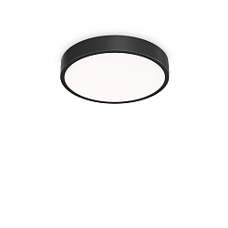 ceiling luminaire RAY 40 IP44, black dimmable
