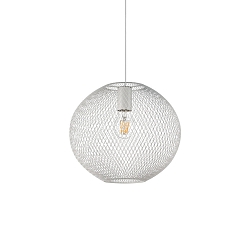 pendant luminaire NET 2 E27 IP20, white dimmable