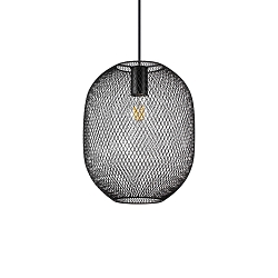 pendant luminaire NET 1 E27 IP20, black dimmable