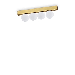ceiling luminaire PING PONG IP20, brushed brass 