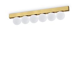 ceiling luminaire PING PONG IP20, brushed brass 
