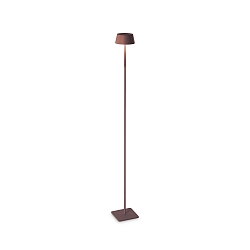 LED Outdoor Akku-Stehleuchte PURE, 115cm, 3,7V, 1,5W, 3000K, 230lm, IP54, integr. Touch-Dimmer, kaffee