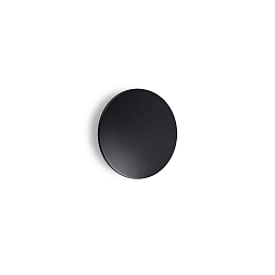 Outdoor LED Wandleuchte PUNTO AP D24, IP54, � 24cm, indirekt, 12W 3000K 850lm, CRi >90, schwarz