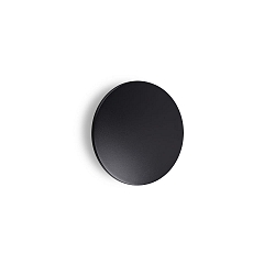 Outdoor LED Wandleuchte PUNTO AP D30, IP54, � 30cm, indirekt, 16W 3000K 1190lm, CRi >90, schwarz