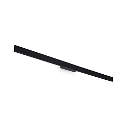 LED Outdoor Wandleuchte LINEA, 144cm, 23W, 3000K, 2600lm, CRI>90, IP54, schwarz