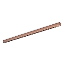canopy LINEAR ALL IN square, 6-fold, with cover, copper, burnished