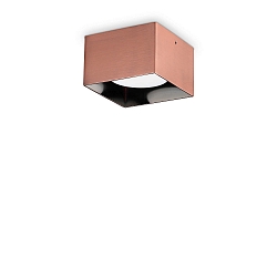 Deckenleuchte SPIKE, IP20, eckig, 10 x 10cm, inkl. GX53 LED 9W 3000K 910lm 110�, on-off (max. 15W), kupfer