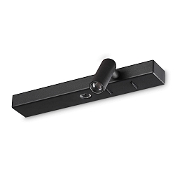 wall luminaire BONNE NUIT-2 with switch IP20, black 