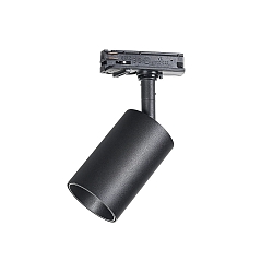 3-phase spot BYTE GU10 IP20, black 