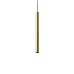 LED Pendelleuchte ULTRATHIN D040 ON-OFF, rund, 11,5W, 3000K, 1150lm, IP20, messing