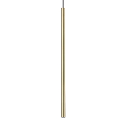 LED Pendelleuchte ULTRATHIN D100 ON-OFF, rund, 11,5W, 3000K, 1150lm, IP20, messing