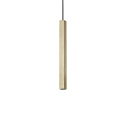 LED Pendelleuchte ULTRATHIN D040 ON-OFF, eckig, 11,5W, 3000K, 1150lm, IP20, messing
