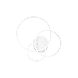 ceiling luminaire FRAME CERCHIO IP20, white 